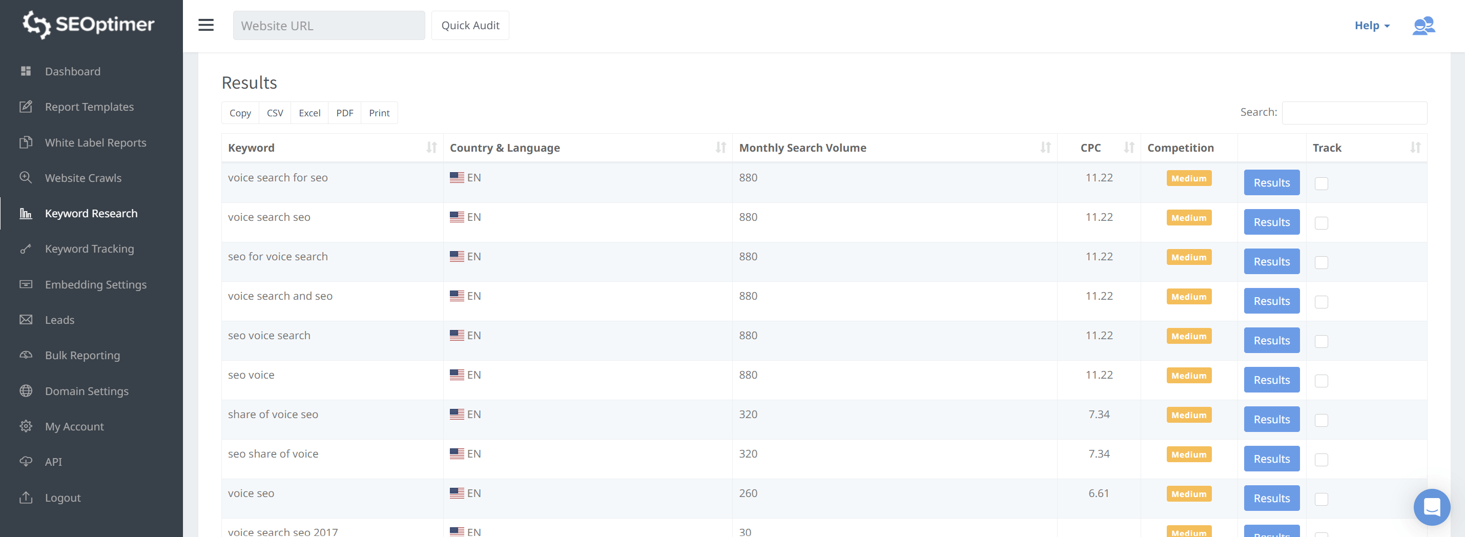 penelitian kata kunci seoptimer